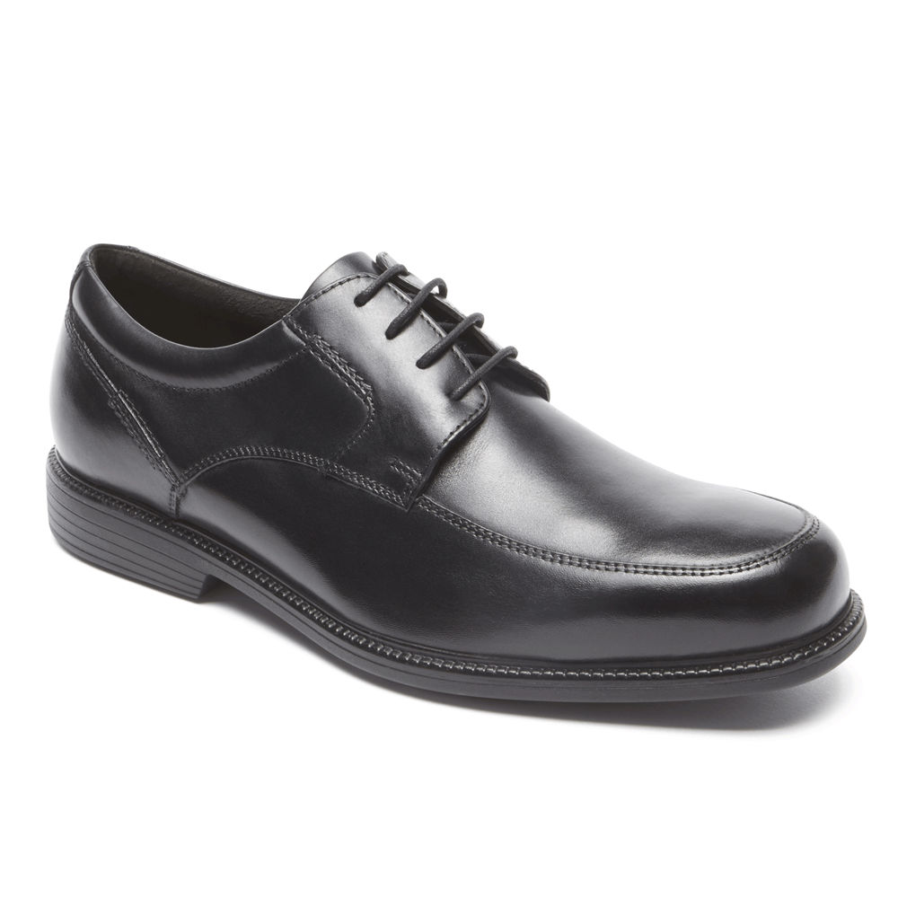 Rockport Pen Sko Herre Svart - Charles Road Apron Toe - HCML49056